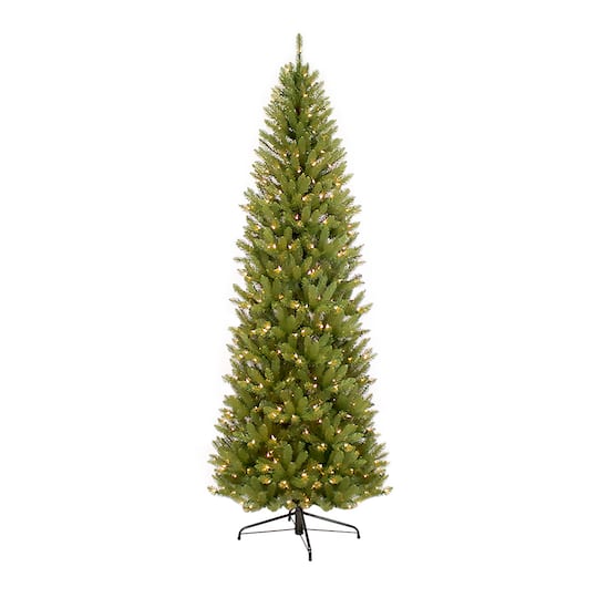 4.5Ft Pre-Lit Fraser Fir Artificial Christmas Tree, Clear Lights By Puleo International in Green | 4.5 ft | Michaels®